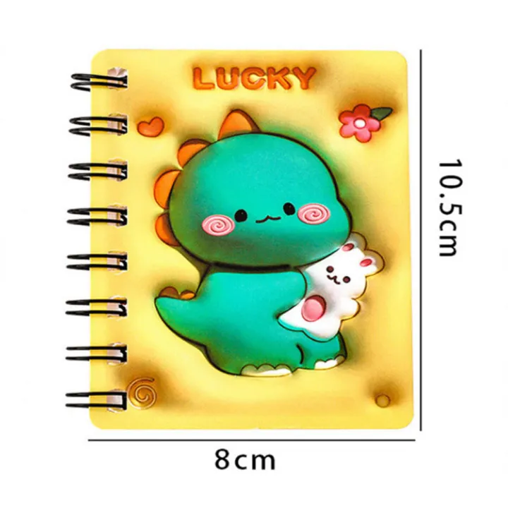 Three-dimensional%203D%20notebook%20Cute%20Painting%20Kawaii%20Painting%20coil%20notebook%2080%20sheets%20Stationery%20Mini%20pocket%20notepad%20for%20School%20Office%20Travel%20Art%20enthusiasts%20Journaling%20-%20Image%202