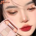 HERORANGE Waterproof and Long-lasting Shadow Palette / Makeup Cosmetics / Mist Lying Silkworm Eyeshadow Comprehensive Dish / Broken Diamond Pearlescent Highlighter Powder.