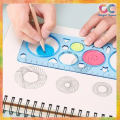 Generic Spirograph Geometric Stencils Ruler Drafting Tools.