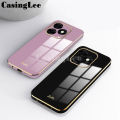 For itel A70 case Soft Silicone Plating Electroplate Emerald Green Shining Clear Cover For itel A70 Back Cover Phone cases.