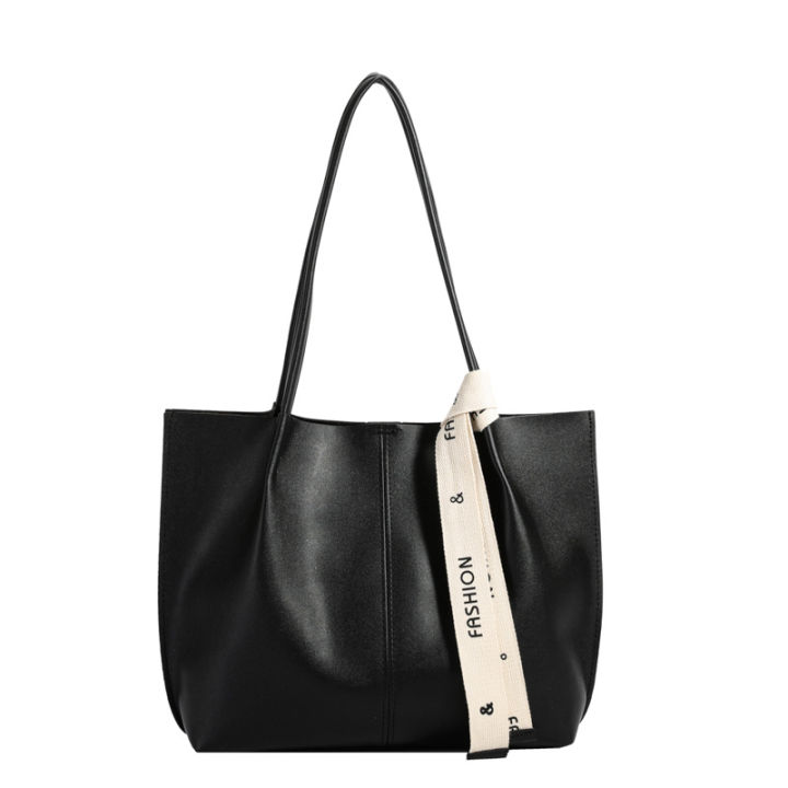 Autumn%20and%20winter%20large-capacity%20solid%20color%202024%20new%20trendy%20casual%20fashion%20one-shoulder%20texture%20commuter%20tote%20shoulder%20bag%20-%20Image%205