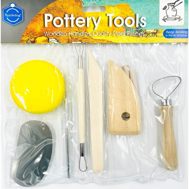 Keep Smiling Pottery Tools 8pcs Set