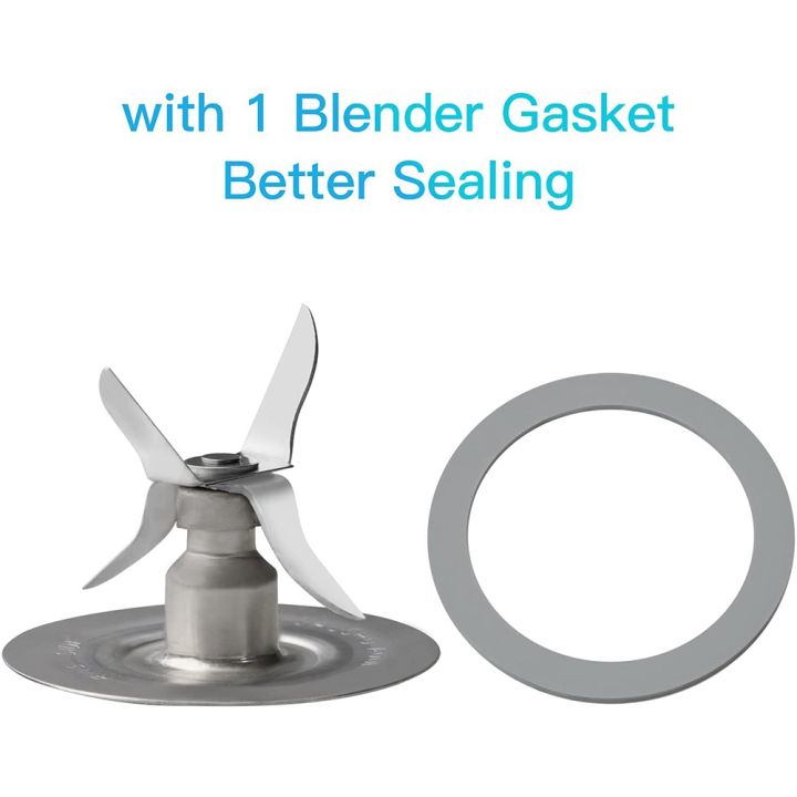 Blender%20Ice%20Blade,%20Compatible%20for%20Blender%20Replacement%20Parts%20Includes%201%20Blender%20Gasket%20Mixer%20Accessories%20-%20Image%202