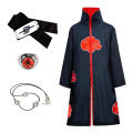 Kids Anime Cloak Cosplay Costume Ninja Wizard Robe School Uniform Adult and Child Halloween Costumes Headbands Necklaces Rings. 