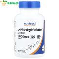 Nutricost Methylfolate 1000mcg, 120 Vegetarian Capsules - Gluten Free, Non-GMO. 