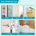 12 Pcs Door Stoppers Wall Protector Clear Door Knob Wall Protector for Walls Protects Wall Surface.