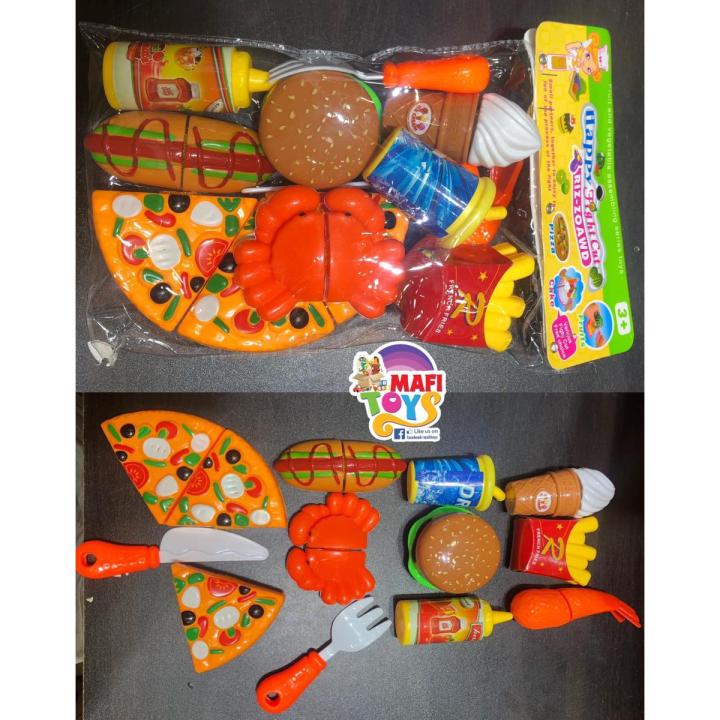 Pizza Food Toys Set Cutting Fruit Vegetable-Cutter Set Cooking