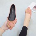 Beanie shoes women's 2020 autumn Korean version flat heel shoes ins tide summer net red slip shoes.