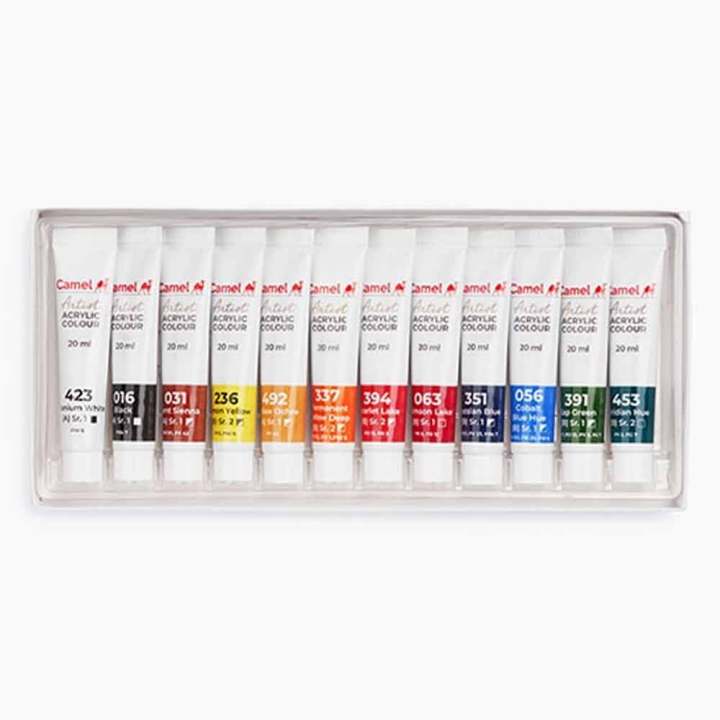 Camel%20Artists%20Acrylic%20Color%2020ml%2012%20Shade%20-%20Image%202