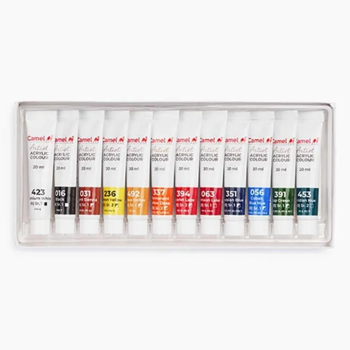 Camel%20Artists%20Acrylic%20Color%2020ml%2012%20Shade%20-%20Image%202