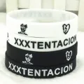 xxxtentacion american rapper triple x rap rap silicone bracelet wristband. 