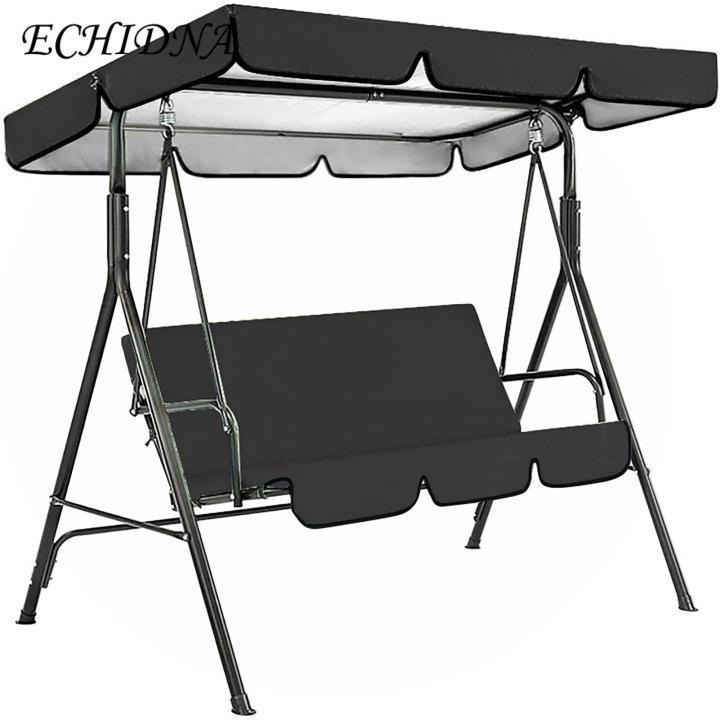 Swing Waterproof Canopy Waterproof Canopy Replacement for Garden Swing Easy Install Uv-proof Outdoor Patio Sun Shade Cover Set Buyers' Choice Wrinkle-resistant Swing Cover