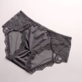 582 European and American New Lace Comfortable Hollow Panties Women's Youth Fashion Hip Mesh Hot Briefs. 