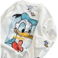 Disney Donald Duck Sweatshirts Women Men Loose Long Sleeve Autumn Oversized Hoodies Pullover Streetwear Harajuku Clothes Ladies.
