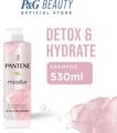 Pantene Micellar Detox & Hydrate Rose Water Extract Scalp Shampoo - 530ml.