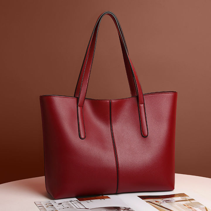 Bag%202021%20New%20Korean%20Version%20Tide%20Large%20Capacity%20Ladies%20Student%20Shoulder%20Bag%20Handbag%20Versatile%20Simple%20Women's%20Bag%20Big%20Bag%20-%20Image%204