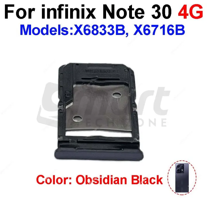 For%20Infinix%20Note%2030%204G%205G%2030%20Pro%2030i%20Sim%20Tray%20Micro%20SD%20Card%20Slot%20with%20Sim%20Ejector%20Pin%20Replacement%20Parts%20-%20Image%202