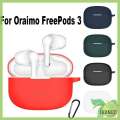 IHBNEP Anti-Fall Earphone Dustproof Silicone Bluetooth Headphone Protective Case Colorful Mini Wireless Earbuds Accessories for Oraimo FreePods 3.