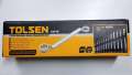 TOLSEN 12 Pcs Double Ring End Spanner Set (6×7,8×9,10×11,12×13,14×15,16×17,18×19,20×22,21×23,24×27,25×28,30x32mm) 15170. 