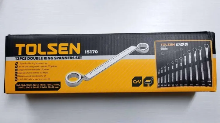 TOLSEN%2012%20Pcs%20Double%20Ring%20End%20Spanner%20Set%20(6%C3%977,8%C3%979,10%C3%9711,12%C3%9713,14%C3%9715,16%C3%9717,18%C3%9719,20%C3%9722,21%C3%9723,24%C3%9727,25%C3%9728,30x32mm)%2015170%20-%20Image%204