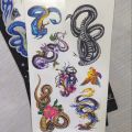 Tattoos Special Design Temporary Tattoos Body Art Sticker combo 2pcs. 