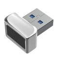 U6/U7 USB Fingerprint Reader Module Zinc Alloy MinI Biometric Scanner Padlock Safe Multilingual Convenient Operation for Laptops.
