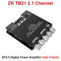 ZK-TB21 Digital Power Amplifier 2.1 Channel BT5.0 Board High Fidelity Surround Sound.