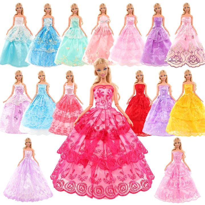%E3%80%90LuckyBabyFans%20Store%E3%80%91(New)%20fashion%2015%20items/set%20doll%20accessories%20=%205%20dresses%20random%20pick%2010%20shoes%20wedding%20Noble%20party%20gown%20clothes%20for%20Barbie%20doll%20outfit%20-%20Image%202