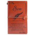 Leather Notebook To My Daughter Retro Diary Handmade Notebook To My Son Travel Journal Leather Journal for To My Daughter To My.
