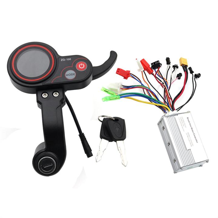 36V Controller+ZQ-100 Mileage Meter with Key Speed Adjustable Electric ...