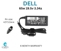 D-ell Laptop Adapter / Charger 19.5V 3.34A 65W (4.5mm X 3.0mm) laptop charger. 