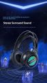 Aula S606 RGB Wired White Over-Ear Gaming Headphone. 