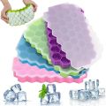 Silicone Ice Cube Tray 37 Cavity Ice-Making Box-Premium Ice Cube Moulds. 