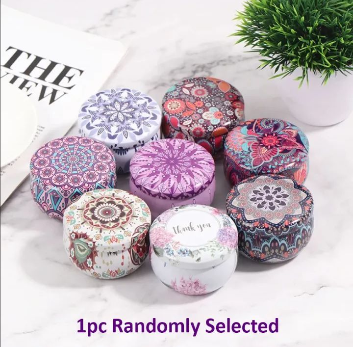 Designer%20Candy%20Box%201pc%20Drum-shaped%20Empty%20Mandala%20Designer%20Box%20Home%20Decor%20Party%20Supply%20Tea%20Pot%20Tin%20Box%20-%20Image%202