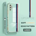 Jizetin (Free Lanyard) for Samsung Note 10 Plus 5G Back Cover Car Track Luxury 6D Plating Case Side Pattern Soft Silicone Square Mobile Phone Cases.