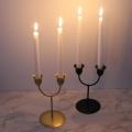 Nordic U-shaped Iron Candlestick Candlelight Dinner Props Candlestick Decoration Romantic Table Candle Holder. 