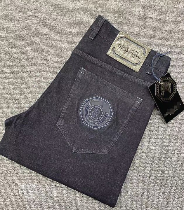 BILLIONAIRE%20OECHSLI%20Jeans%20Cotton%20thick%20men%202022%20new%20flexibility%20Slim%20fit%20Fashion%20elasticity%20embroidery%20quality%20size%2030-40%20-%20Image%207