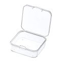 Small Clear Plastic Beads Storage Containers Box with Hinged Lid for Accessories,Crafts,Learning Supplies,Screws,Drills. 