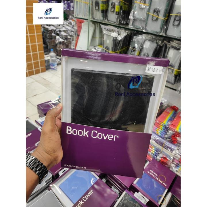 For Samsung Galaxy Tab A8 (2021) 2022 X200 X205 Luxury  Silk Texture Horizontal Flip Leather Case with 2-folding Holder Magnet  Stand