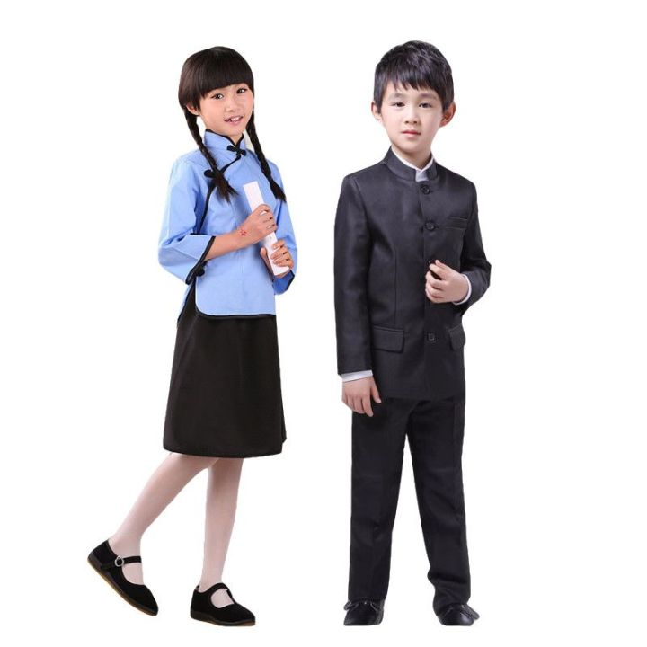 Children's%20Zhongshan%20Suit%20Boys%20and%20Girls%20May%204th%20Young%20Man's%20Jacket%20Republic%20of%20China%20Style%20Student%20Costume%20Chorus%20Stage%20Recitation%20Performance%20Costumes%20-%20Image%202
