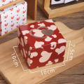Red and pink color Valentine's Day gift box Festive Heart-shaped design Suitable for candy cookies Red pink heart cardboard box Paper gift container 46 designs Window gift container for Valentine's. 