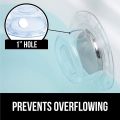 Bathtub Overflow Drain Cover Suction Cup Seal Bathtub Stopper for Deeper Bath for Bathroom Overflow Drains Exquisite Product.