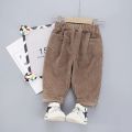 Corduroy Pants 2020 Autumn Baby Boy Korean Style Casual Sample Fashion Pockets Loose Trousers Solid Color Kids Clothing. 