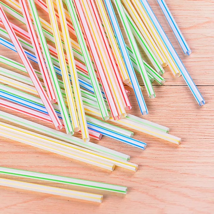 HIFUAR%20Drinking%20Straws%20Flexible%20Straws%20Disposable%20Plastic%20Bendable%20Straws%20Striped%20Multi%20Colored%20Straws%20For%20Party%20Home%20Kitchen%20100Pcs/Pack%20-%20Image%204