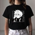 90s Japanese Anime Hunter X Hunter T-shirt Graphic Tees Men Harajuku Kawaii Killua Tshirt Funny Hisoka T Shirt Tops Unisex Male. 