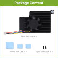 Waveshare Active Cooler for Raspberry Pi 5, Active Cooling Fan, Aluminium Heatsink, With Thermal Pads. 