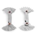 2Pcs Thread Gauge 60° Imperial 55° 20 Blades Screw Pitch Measuring NDE.