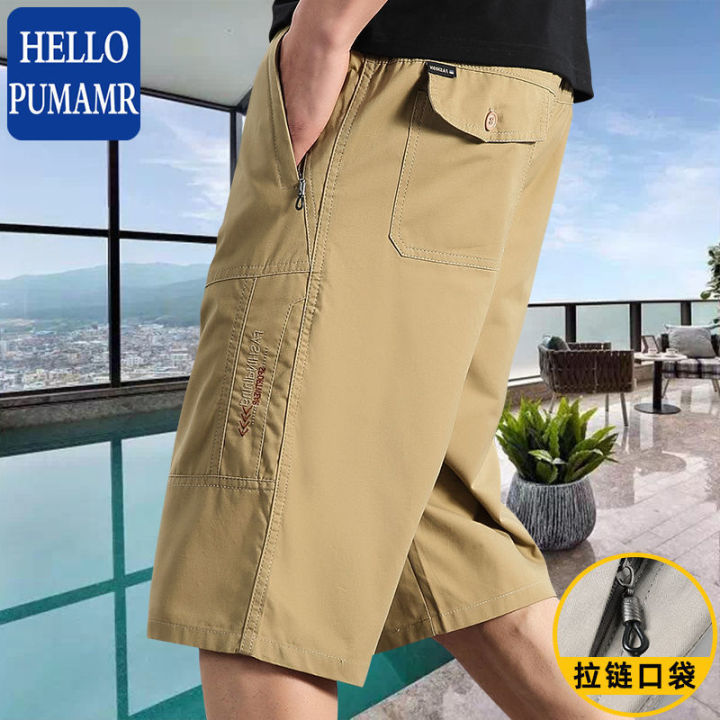 Cotton%20Cropped%20Pants%20Men's%20Summer%20Thin%20Middle-Aged%20and%20Elderly%20below%20the%20Knee%20plus%20Size%20Workwear%20Casual%20Weight-Catcher%20Short%20Pants%20-%20Image%208
