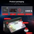 REDRAGON Fizz K617 RGB USB Mini Mechanical Gaming Wired Keyboard Red Switch 61 Key Gamer for Computer PC Laptop detachable cable. 