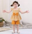 Baby Girl Floral Sleeveless Tops Short Sets Baby Girls' Clothings 0-5 years.